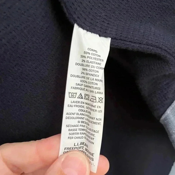 L.L.Bean Fleece-lined flannel shirt NWOT Size L - Picture 4 of 6